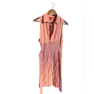 Guess Womens Salmon Pink Sleeveless Dress, size M
